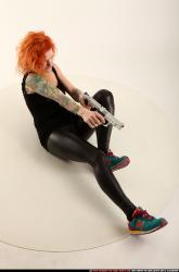 Zora Dual Pistols Pose 1